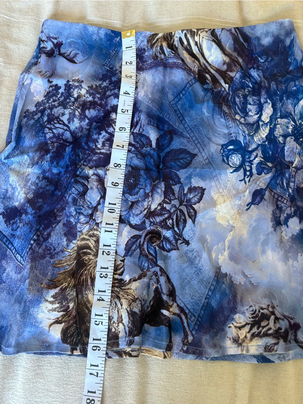 NWT Anthropologie Tilda Mini Slip skirt elastic waist floral patterned Small - Picture 3 of 6